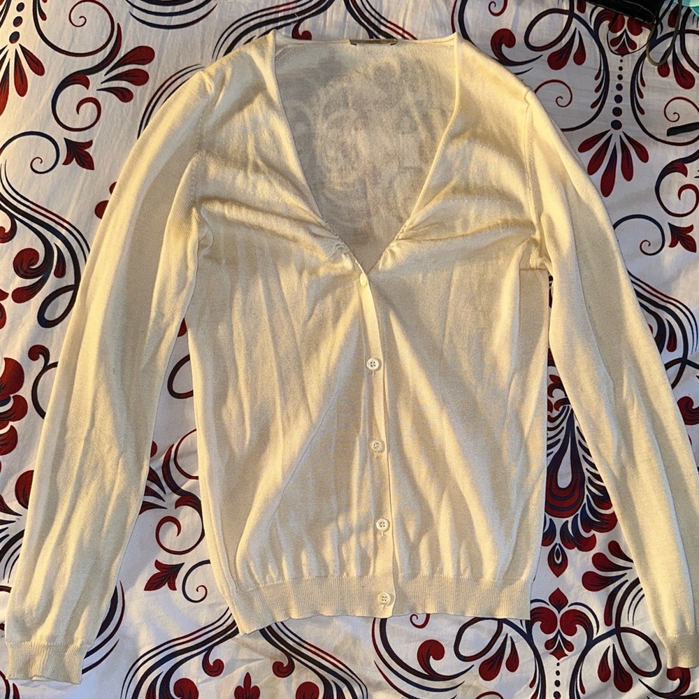 Prada Cream Knit Top